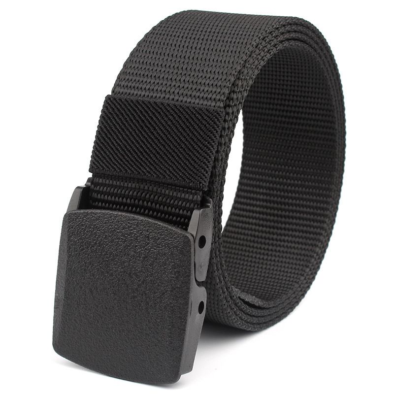 Herren Nylon Tactical Woven Canvas Outdoor Training Casual Gürtel Leinwandbindung_voghion.com