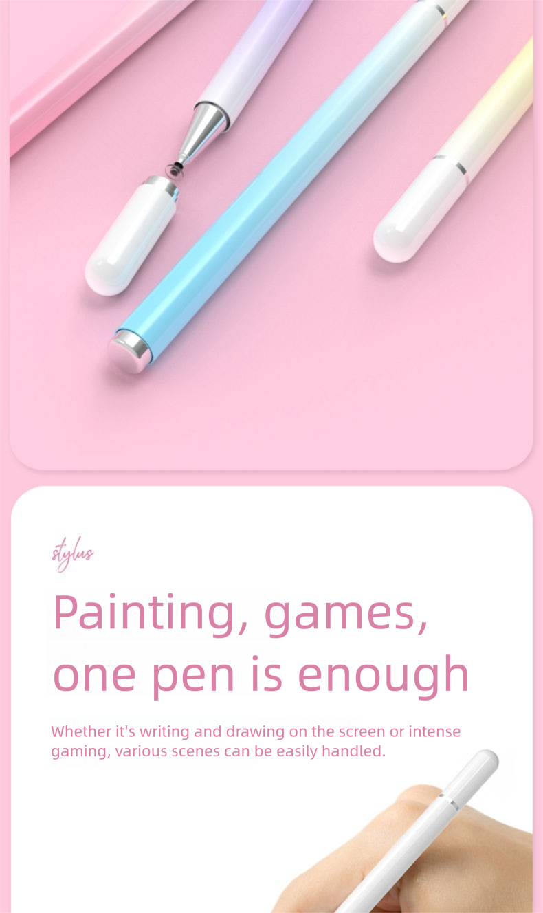 Touch Screen IPad Capacitive Tablet Mobile Phone Stylus Fine Tip Handwriting Pen Pencil Universal._voghion.com