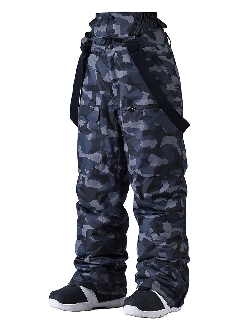Tuta da sci mimetica da snowboard con giacca e pantaloni caldi e spessi invernali da uomo, nuovo modello_voghion.com