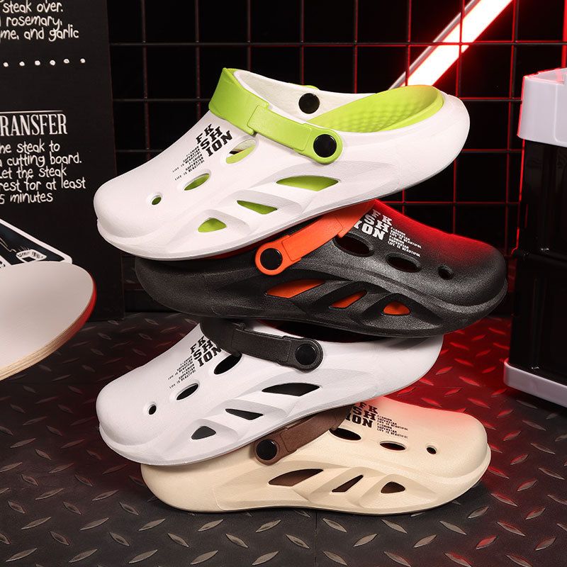 2025 Spring And Summer New Men's Sandals Summer Thick Bottom Non-slip Slippers_voghion.com