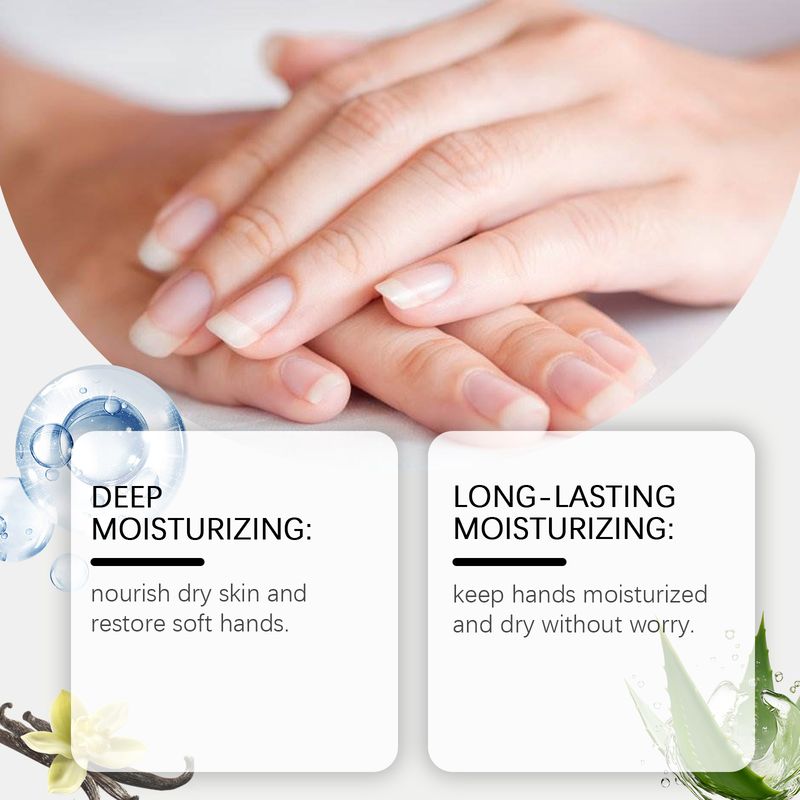 Viareline Vanilla Moisturizing Hand Cream Gentle Essence Hand Cream Daily Moisturizing And Hydrating Hand And Foot Care_voghion.com