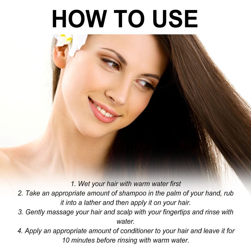 Hårvaskesæt, dybt fugtgivende, glat, blødt og forfriskende shampoosæt_voghion.com