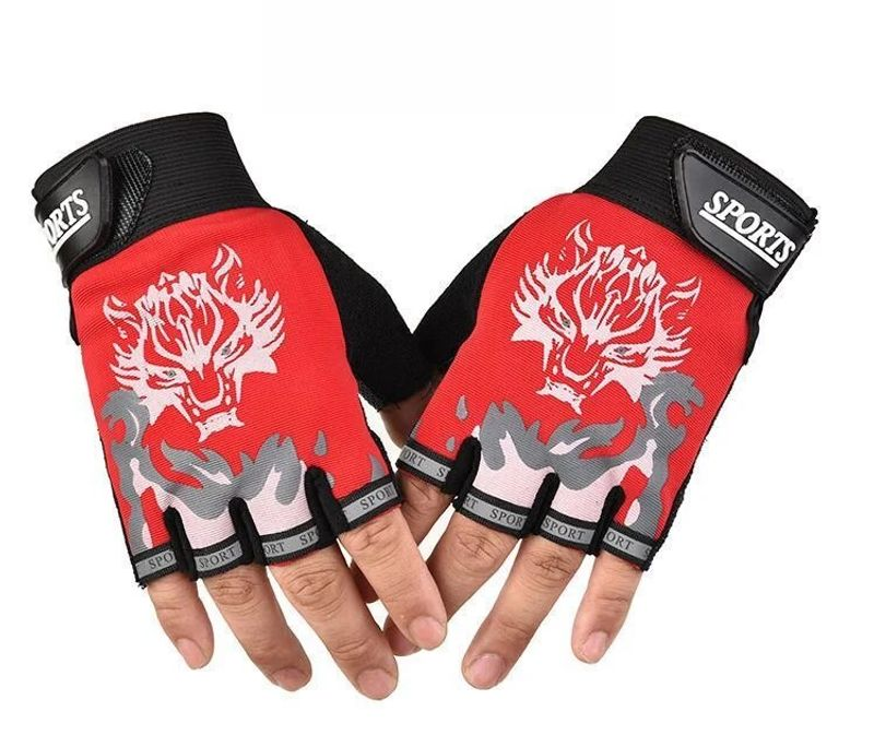 Rower dla mężczyzn cycg na lato antypoślizgowe sportowe fiess outdoor jesień zima pluszowe i ciepłe półpalczaste rękawiczki myśliwskie_voghion.com
