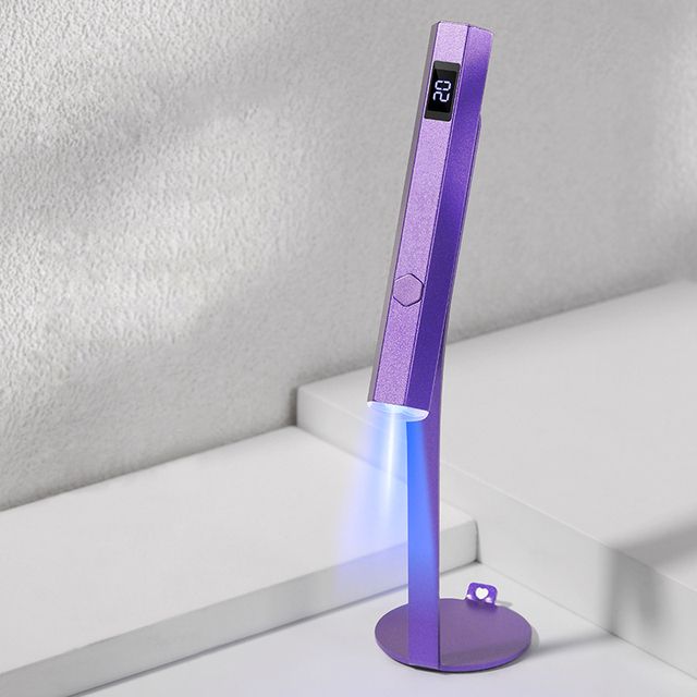 Lampada UV LED 2 in 1 per unghie, lampada UV ricaricabile con timer 20/60S, mini penna torcia portatile per manicure_voghion.com