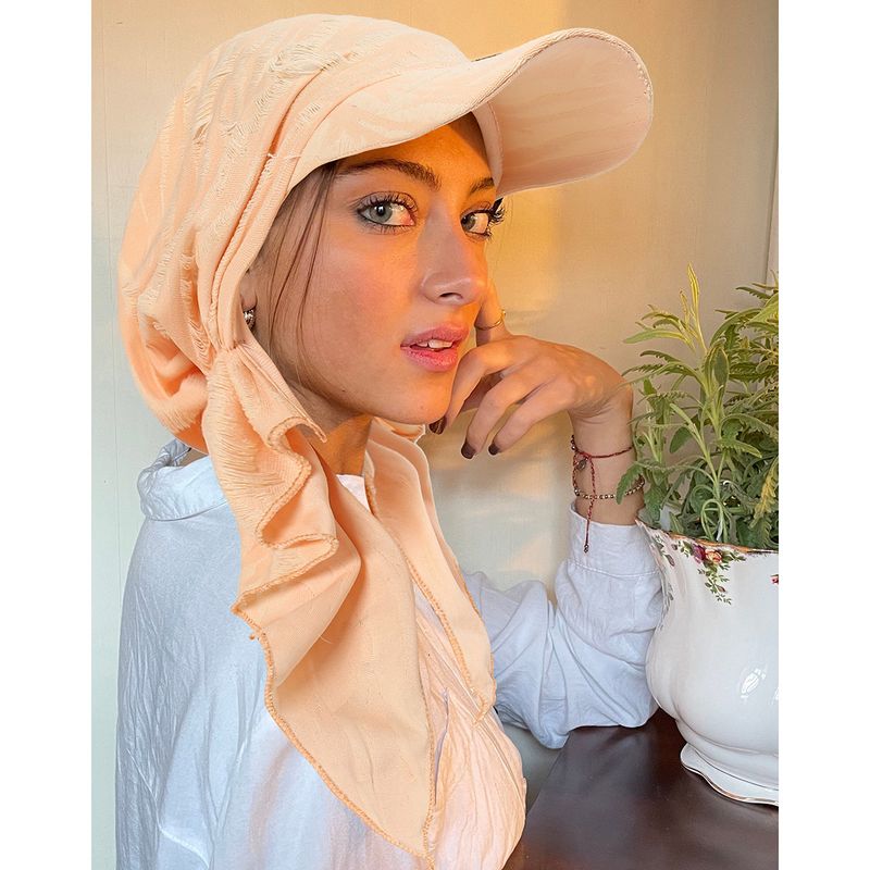 Women's Clothing Solid Color Women's Scarf Hat Versatile Malaysia Scarf Muslim Headscarf Hat_voghion.com