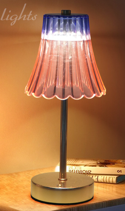 Modern Metal Table Lamp Touch Ornament Home Decoration Crystal Gift Atmosphere Night Light_voghion.com