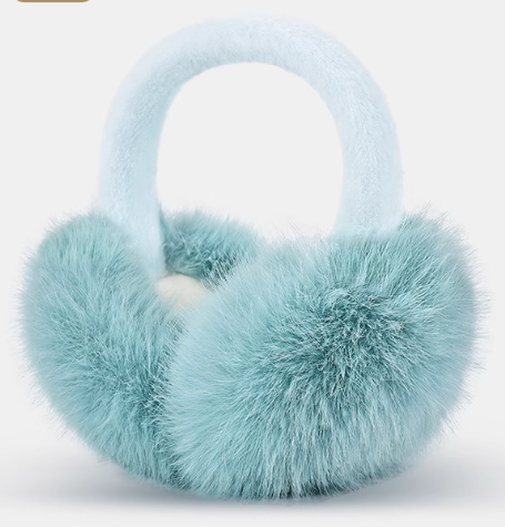 Ciepłe nauszniki damskie zimowe, śliczne, proste nauszniki, nauszniki przeciwzamarzaniowe, pluszowe nauszniki, składane nauszniki, chroniące przed zimnem_voghion.com