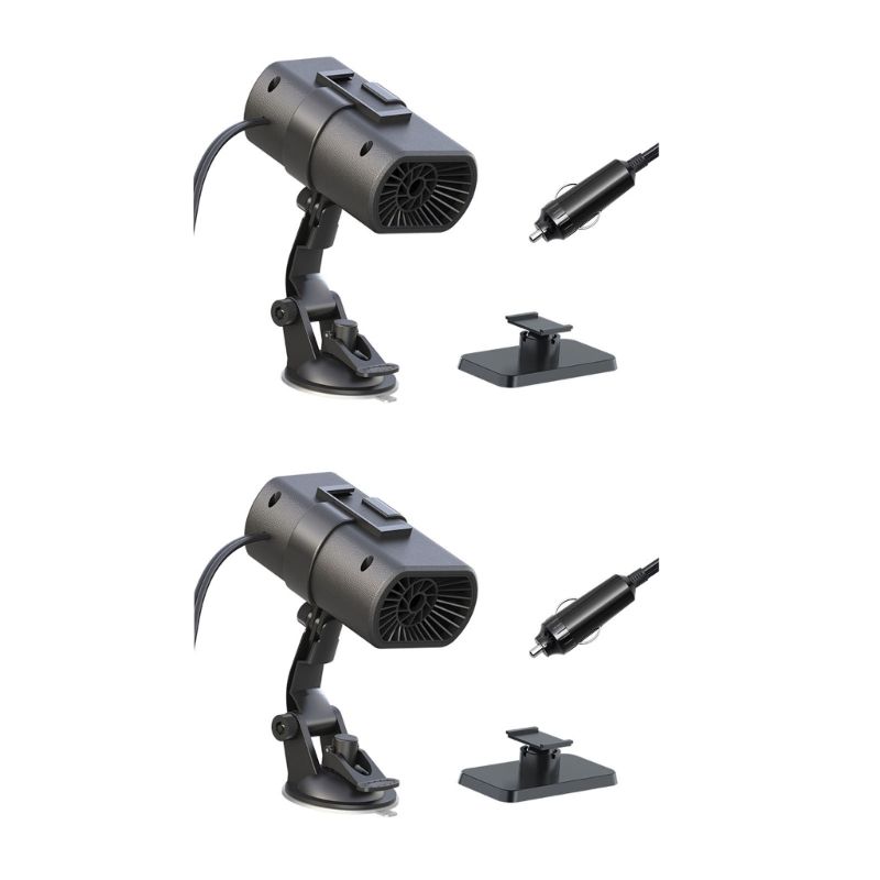 Riscaldatore per finestrini auto, ventilatore ad aria calda, sbrinatore per parabrezza, facile da usare per i conducenti_voghion.com