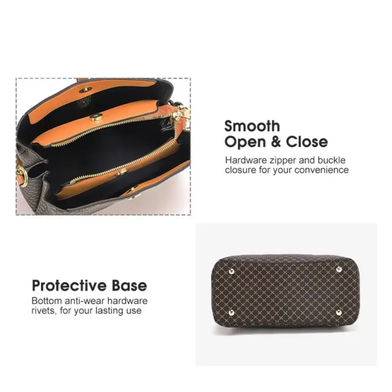 Quality New Leather Handbags High Capacity Advanced Sense Female Long Strap Shoulder Bag_voghion.com