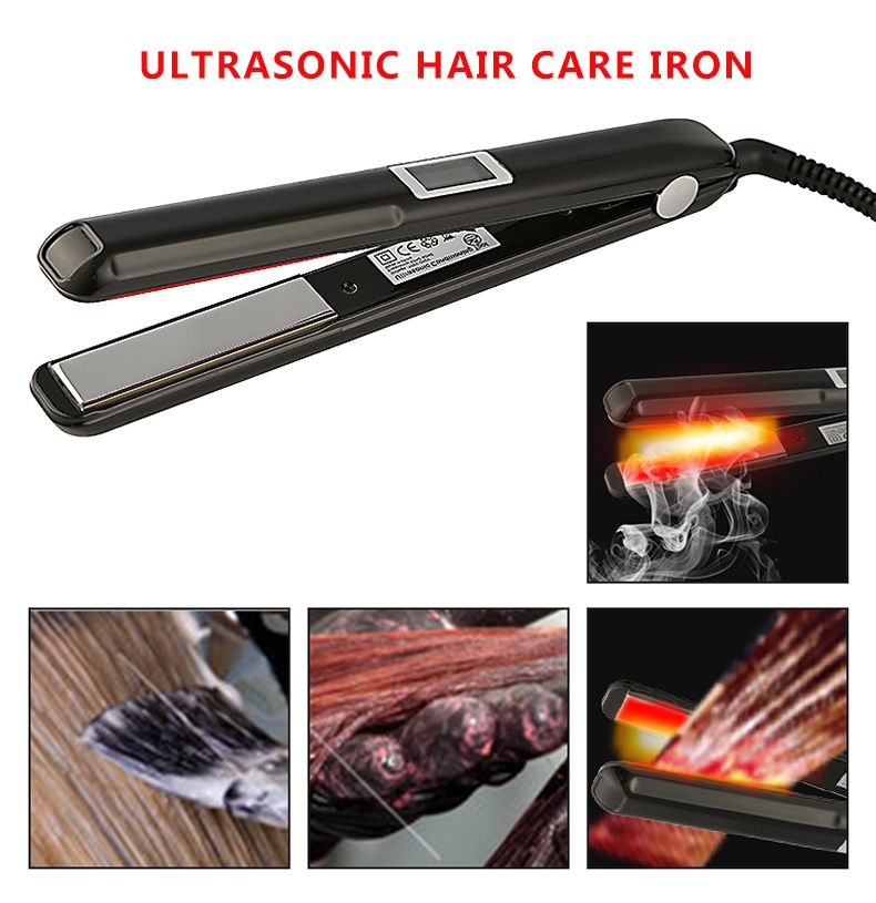 Hair Curler New E Commerce Hair Straighteners Ultrasonic Infrared Cold Perm Clamps Hair Care Without Heating_voghion.com