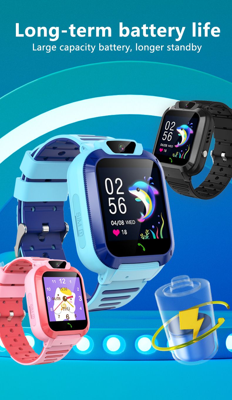 Nuovo telefono per bambini Netcom 4G completo con videochiamata, gamma di emergenza e soccorso di sicurezza_voghion.com