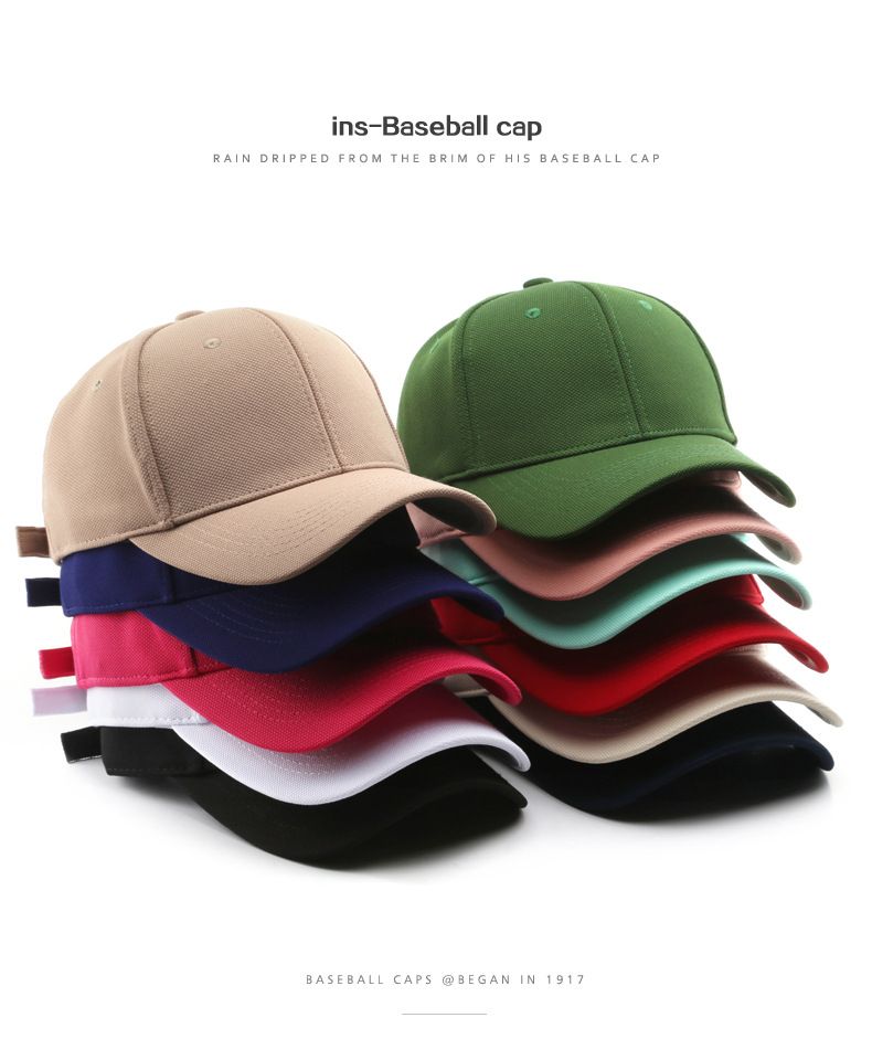 Klobuk ženska spomladanska in jesenska retro enobarvna bejzbolska kapa s trdo plastjo na prostem športna moška potovalna kapa za zaščito pred soncem senčnik_voghion.com