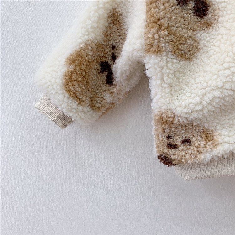 Roupas de bebê urso de bebê grosso com capuz menino casaco quente com lã casaco de inverno_voghion.com