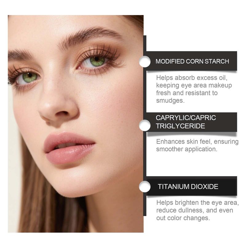 Zephoco Eye Aea Radiant Lunga tenuta Leggero Focus Poe Clea Fit Base Makeup Soft Mist Colo Rendeing Loose_voghion.com