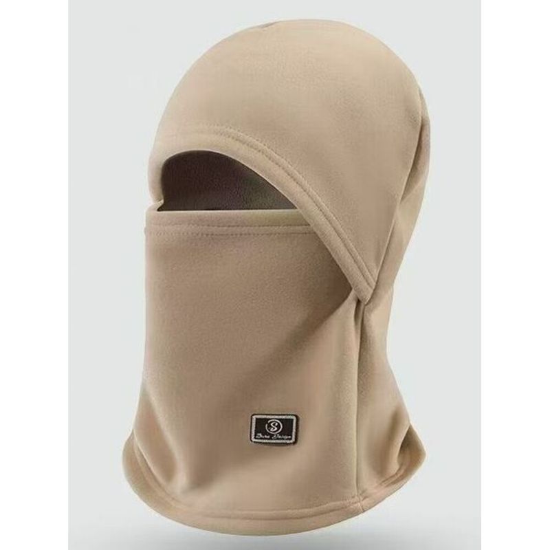 Cappello invernale caldo Lei Feng con fodera in pile, maschera facciale spessa antifreddo e scaldacollo integrato, per esterni_voghion.com