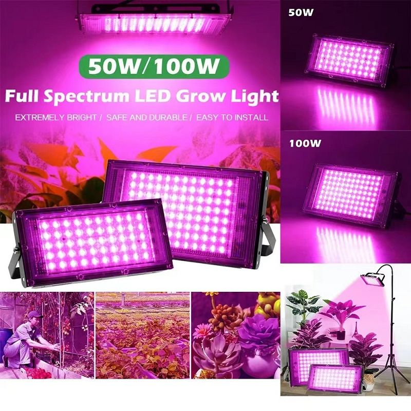 Lampada per la crescita delle piante a LED a spettro completo, pannello quantico, serra sospesa, tenda per fiori succulenti, piantagione di piantine_voghion.com