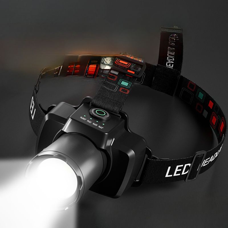 Lampe frontale d'extérieur rechargeable ultra-lumineuse, idéale pour la nuit_voghion.com