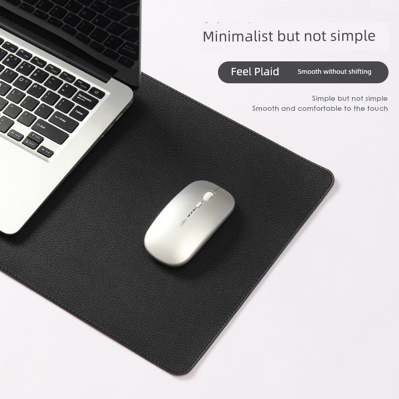 Tappetino per tastiera grande da ufficio con mouse oversize di qualità imbattibile, appositamente progettato per la scrivania del computer da gioco in pelle._voghion.com