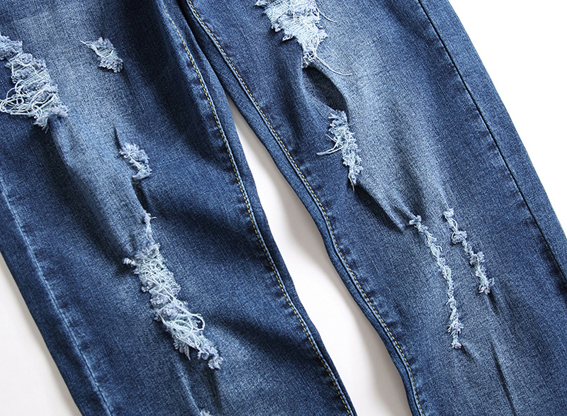 Herrenbekleidung Zerrissene Stretch Jeans Guy_voghion.com