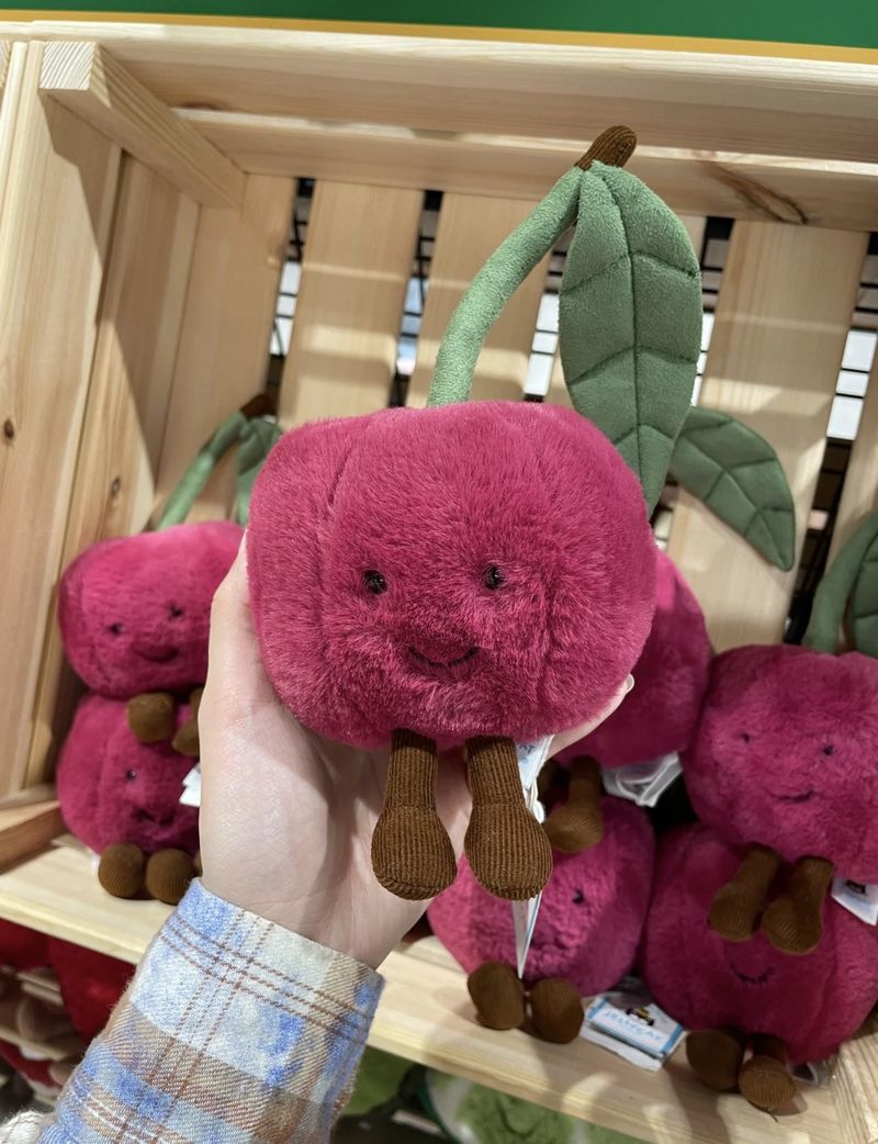Muñeco de peluche suave británico divertido con forma de melocotón y pera, bonito regalo de cumpleaños_voghion.com