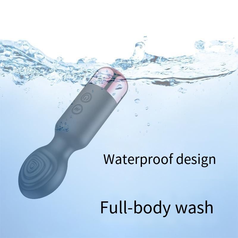 Handheld-Multifunktions-Massagestab Klopfer Hals Halswirbelsäule Taille Rücken Beine Kopf Silikon Vibration Elektrisches Massagegerät Artefakt_voghion.com