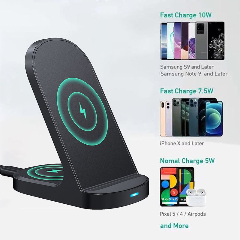 New 15w Fast Charging Mobile Phone Stand Multifunctional Portable Wireless Charger_voghion.com