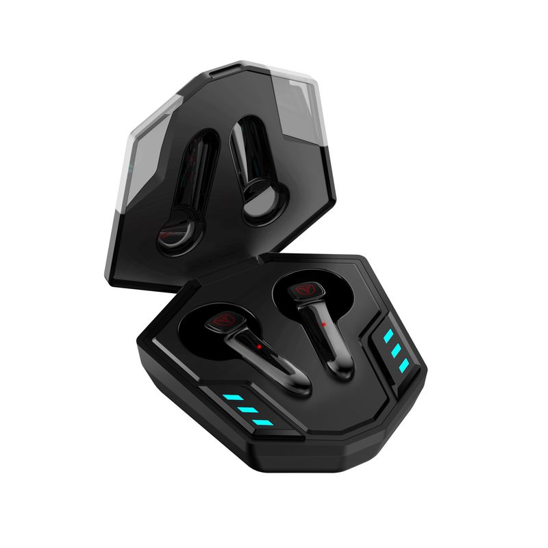 Gamer Headset 65ms Alacsony Késleltetésű Bluetooth Fülhallgató Mikrofonnal, Basszus Hanggal, Hangpozicionálással, Vezeték Nélküli Fejhallgató Zajcsökkentéssel_voghion.com