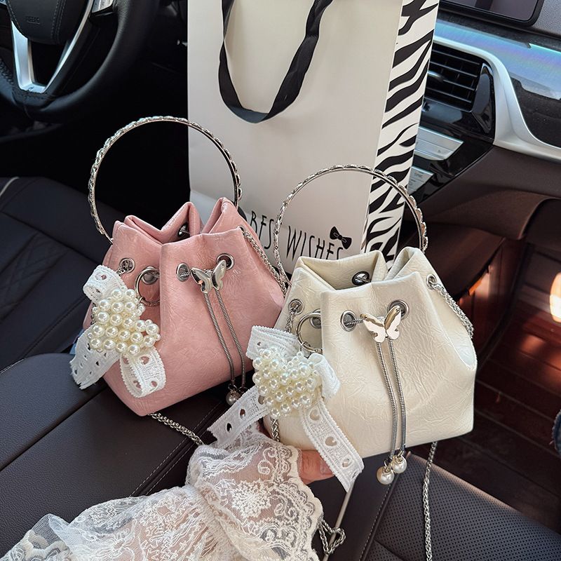 Exquisite Super Popular Small For Women 2025 New Summer Versatile Chain Crossbody Trendy Handheld Bucket Bag_voghion.com