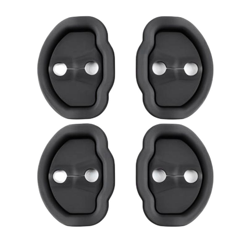 Beschermer Anti-botsingsbeschermhoes Schokabsorberende autodeurslotkappen voor Tesla 3 Model Y_voghion.com