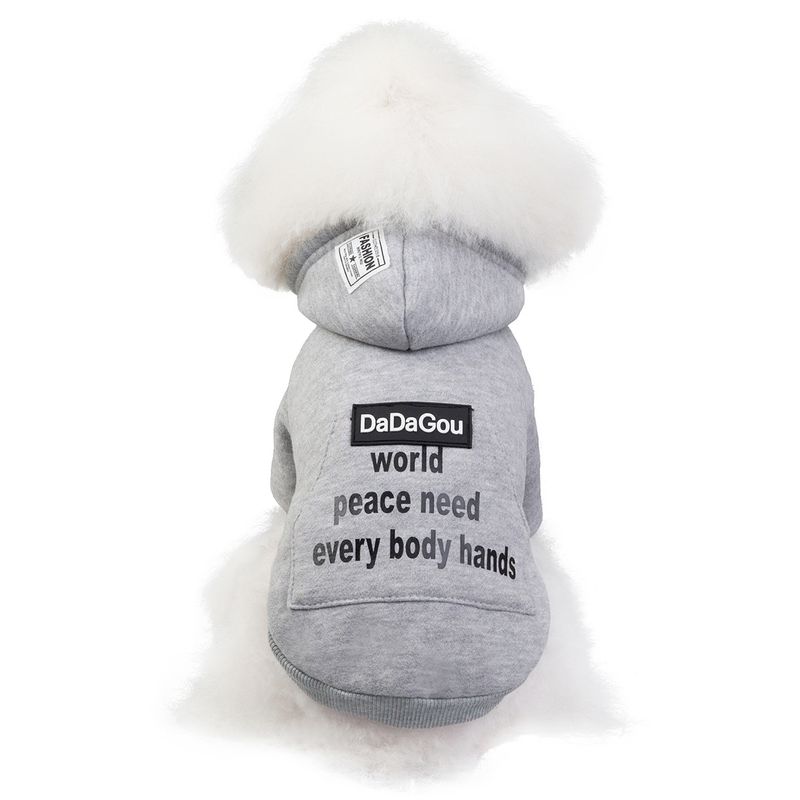 Haine pentru animale de companie toamnă/iarnă, ursuleț de pluș nou, câini mici, material textil, hanorac cu 19 buzunare mari_voghion.com