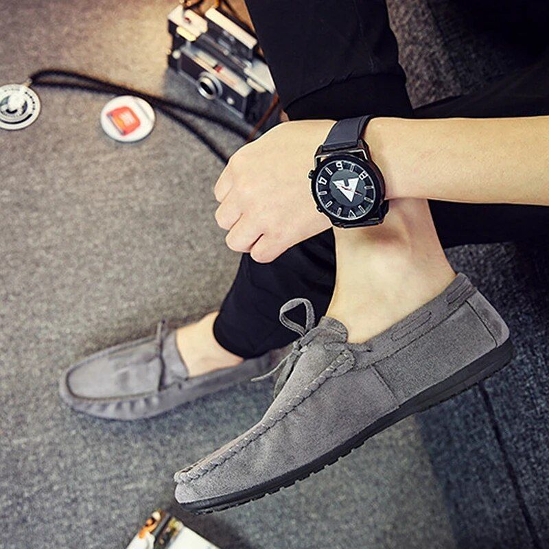 SHLIANG Men Flats Slip On Male Loafers Driving Moccasins Homme Men Casual Shoes Fashion Dress Wedding Footwearfhb S079A_voghion.com