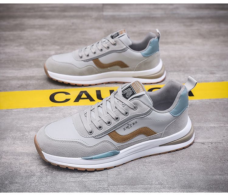 Agan Men 2025 Primavera Scarpe da corsa traspiranti sportive alla moda versatili casual con suola spessa da uomo Sneakers da papà_voghion.com