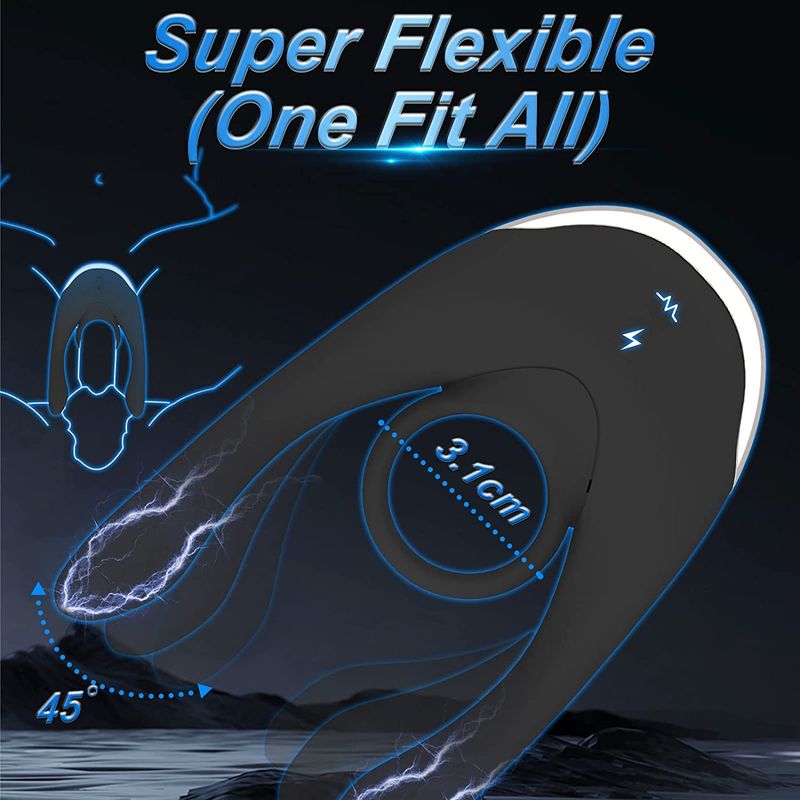 TD Elektroschock, Analplug, Vibratoren, Prostatamassagegerät für Männer, Klitoris-G-Punkt-Stimulator, Fernbedienung, wasserdicht_voghion.com