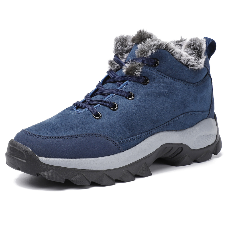 Stivali da neve da uomo, scarpe ispessite imbottite in velluto caldo, comode scarpe da trekking da trekking_voghion.com