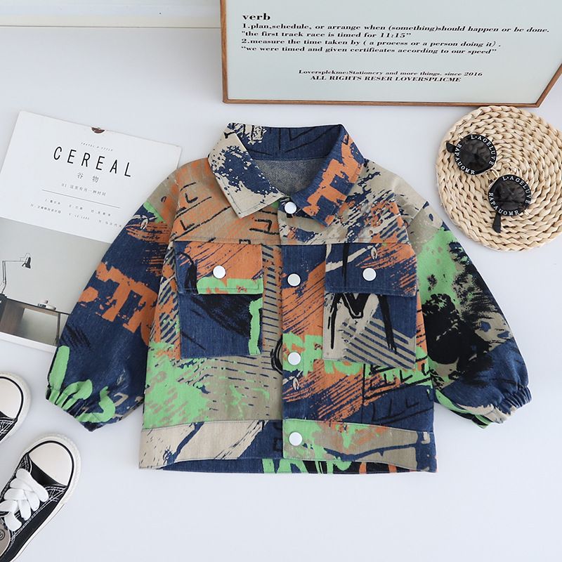 Abbigliamento per bambini 2024 nuovi ragazzi camicia mimetica articoli di moda alla moda lettera personalizzata camicia inferiore per ragazzi_voghion.com