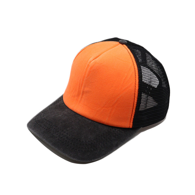 New Custom  Mesh Baseball Cap for Women Men Embroidery Picture Print Hat Summer Sun Hats Unisex Fluorescence Snapback_voghion.com