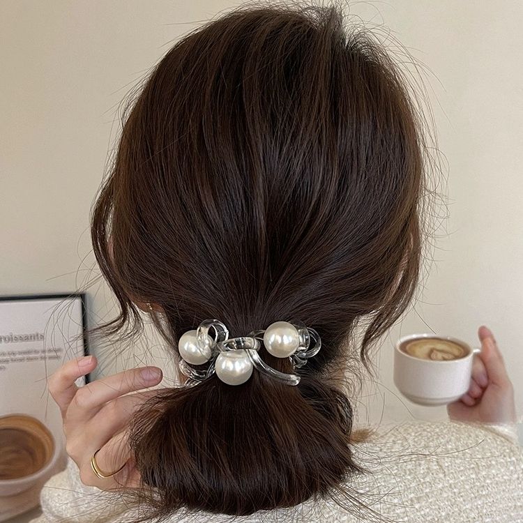 Corda per telefono alla moda, semplice, spessa, con perline, alta elasticità, elegante fascia per capelli da donna, non danneggiabile_voghion.com