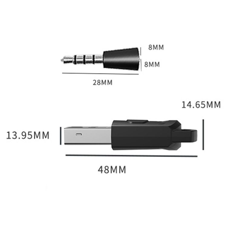 Bluetooth-compatible Transmitter Wireless Receiver PS5 PS4 PC USB Dongle Car Music Audio Adapter For Game Host_voghion.com