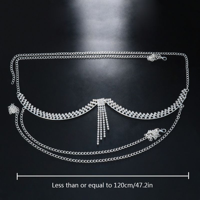 Heißer trend körper zubehör exquisite quaste strass brust kette frauen sexy körper kette kette_voghion.com
