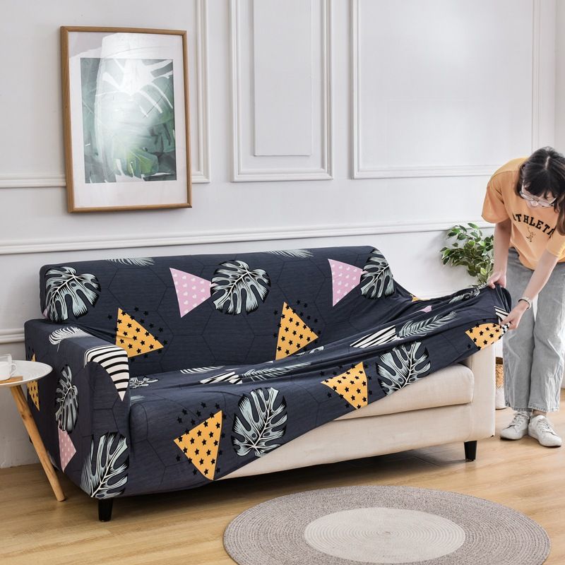 Moderner Stretch-Sofaüberzug – Universelle Passform für 1-/2-/3-/4-Sitzer-Sofas (Geometrische und festliche Designs, Polyestergemisch, pflegeleichter Stoff)_voghion.com