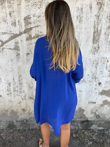Conjunto de duas peças feminino casual de algodão e linho, cor sólida, manga comprida, camisa de tecido amassado, 2025_voghion.com