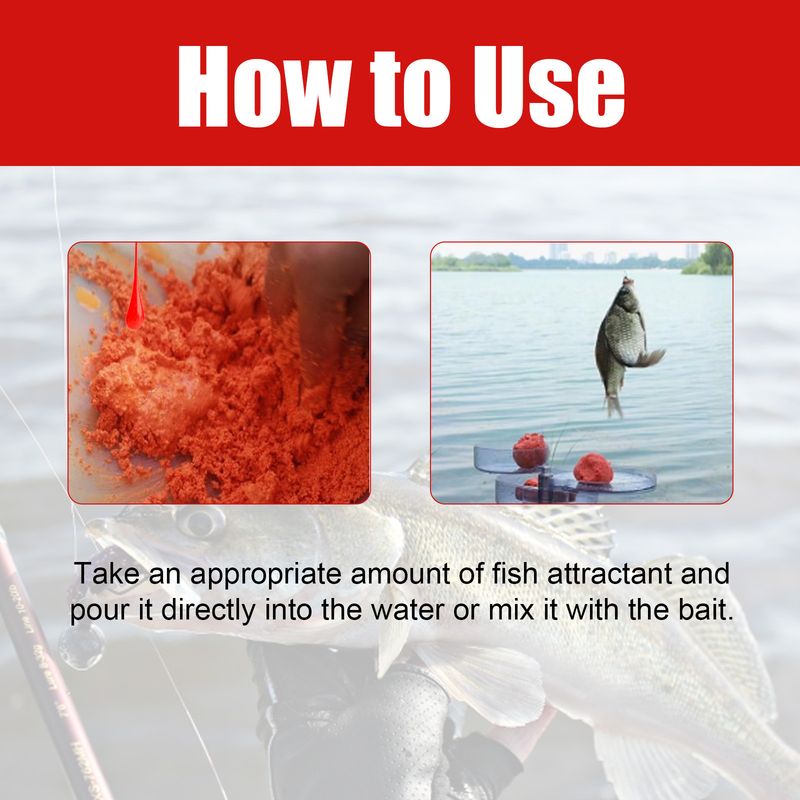 Isca de peixe concentrada para pesca, isca abrangente de nidificação rápida, minhocas vermelhas_voghion.com