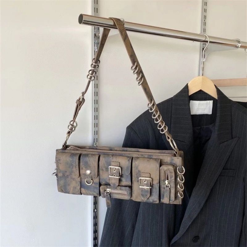 Niche Design Functional Women's 2025 Autumn And Winter New High-end Multi-Pocket Shoulder Armpit Bag Fashion Versatile Casual Daily_voghion.com