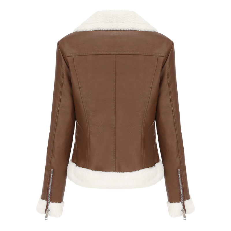 Giacca casual da pendolare termica a maniche lunghe con revers da donna_voghion.com