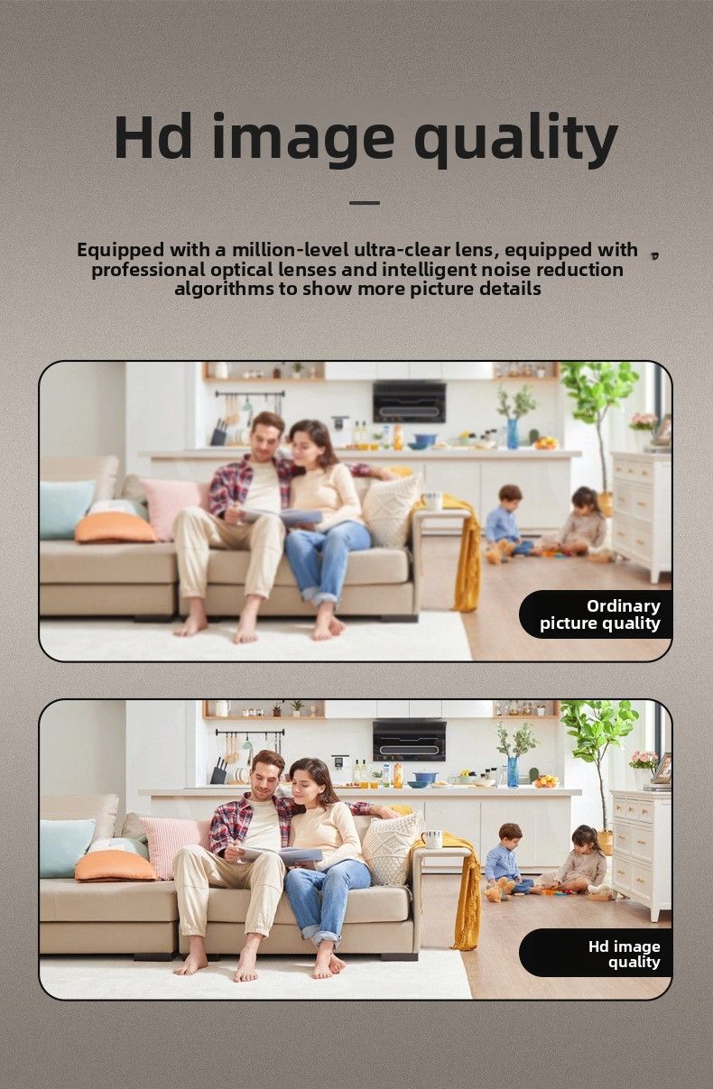 C1 Smart WIFI Small Wide-Angle HD Home Security Night Vision Surveillance Camera_voghion.com