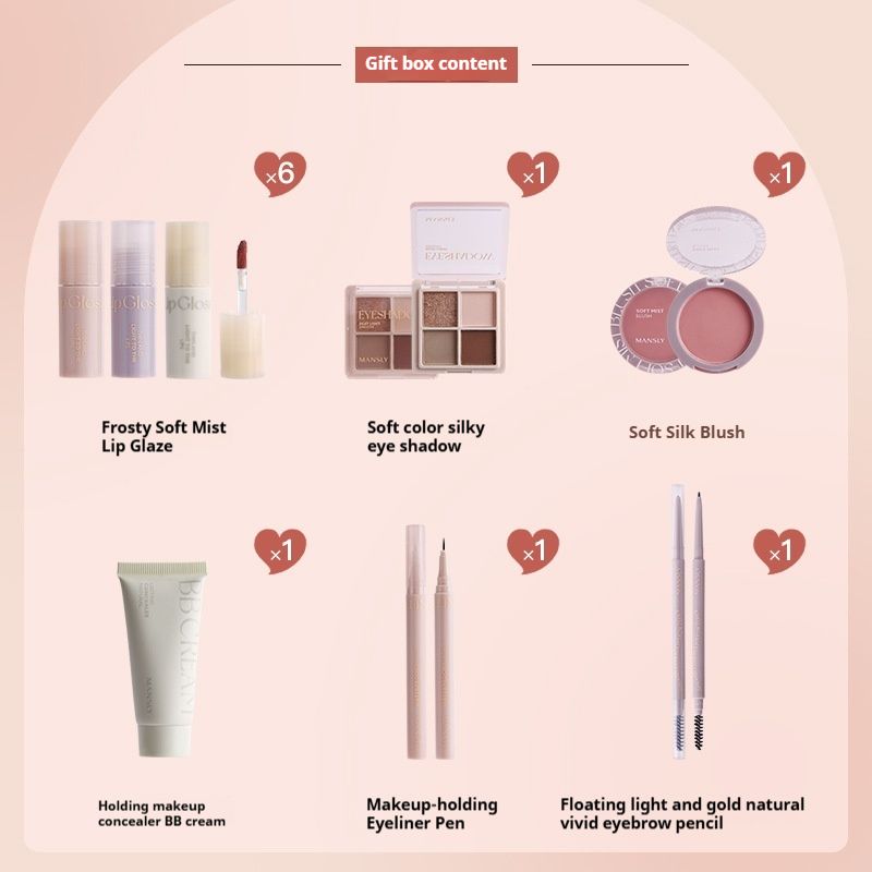 2025 Luminous Beauty Gift Set Gezichtsset voor beginners Barrièrecrème Pre-crème Foundation_voghion.com