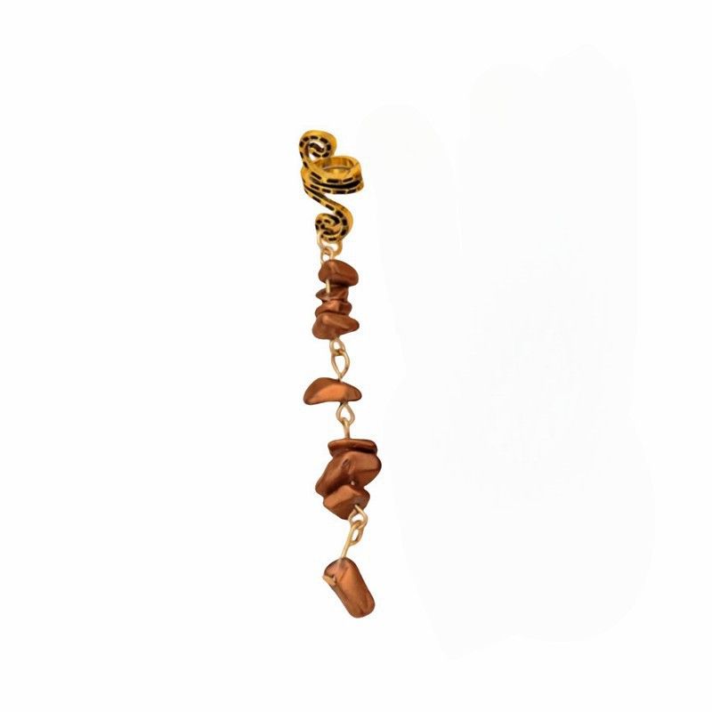 Fermaglio per capelli in metallo turchese, unico e alla moda, anello per capelli lungo e irregolare geometrico, accessorio per capelli più venduto per le donne_voghion.com