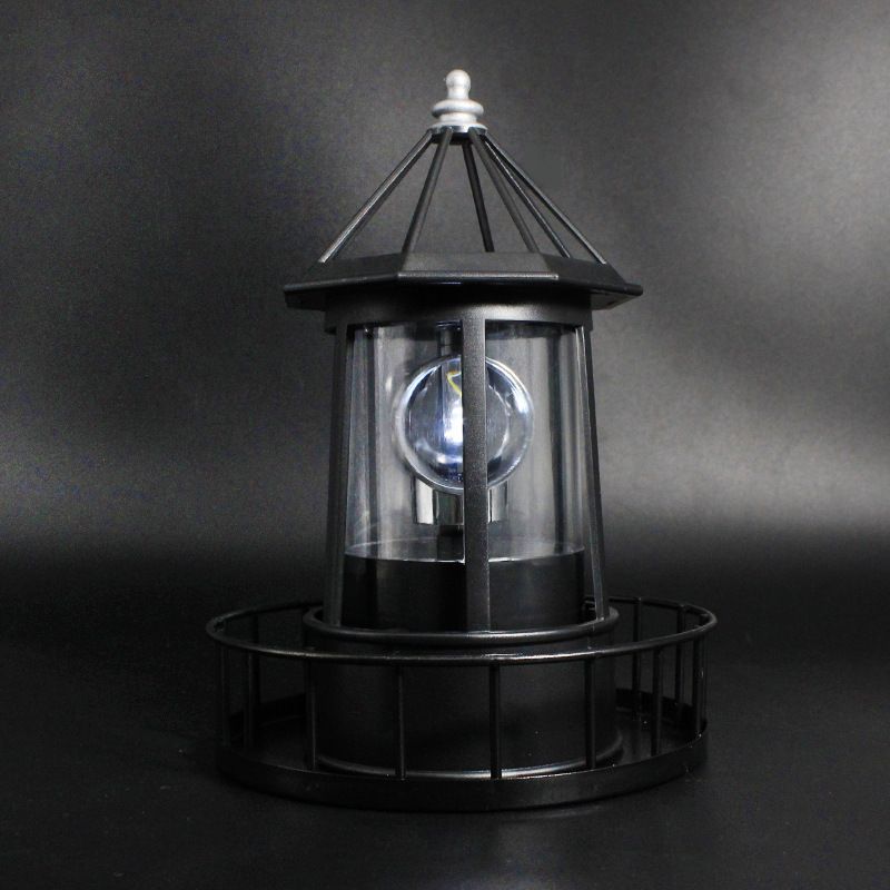 Faro solar LED - Decoración de jardín de estilo europeo, interruptor manual, iluminación de 6 a 12 h, resistencia al agua IP44 (modelo GL2011, 145 x 210 mm)_voghion.com