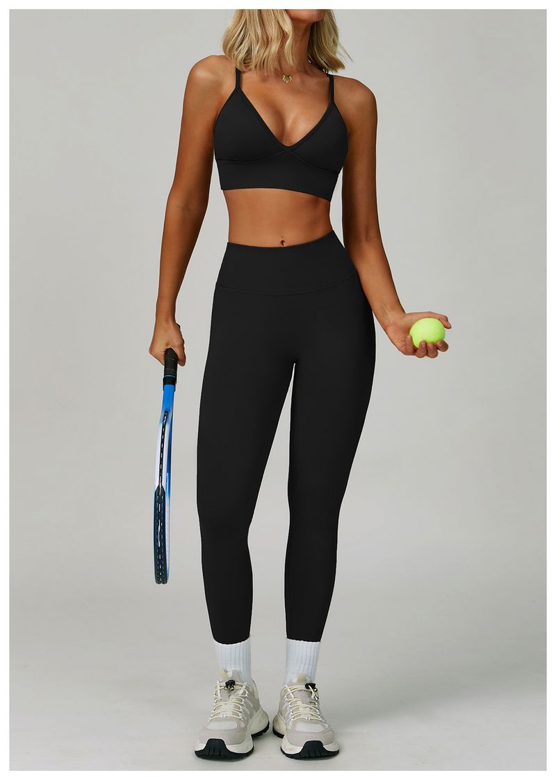 Naadloze yogaset met hoge taille - 3-delige workoutoutfit voor dames, vochtafvoerend en buikcontrole, perfect voor hardlopen, sportschool en buitenactiviteiten_voghion.com