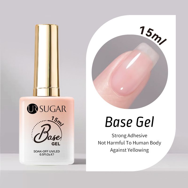 URSUGAR15ML New Classic Solid Color Nude Glitter Sequin Nail Polish Gel_voghion.com